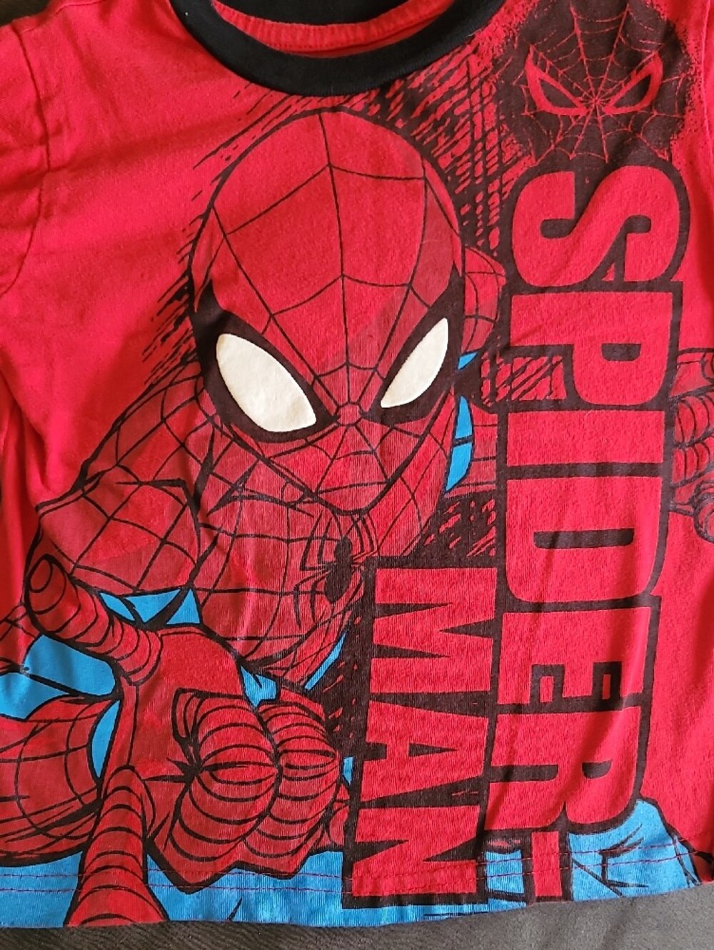 Marvel Red and Blue Spider-Man Long Sleeve Costume Top - Picture 3 of 4